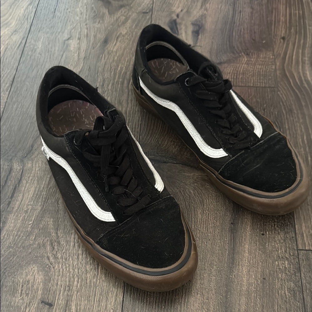 Vans Black and White Men's Shoes